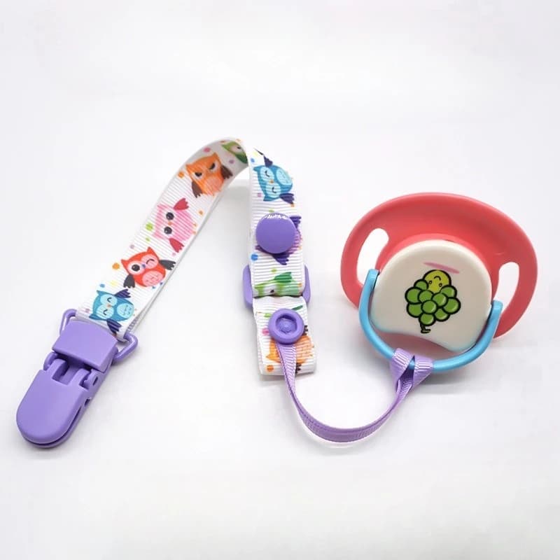Simpatico cartone animato regolabile ciuccio clip morsetti a catena porta capezzoli massaggiagengive corde anti-goccia bambini accessori per la cura dell'alimentazione del bambino