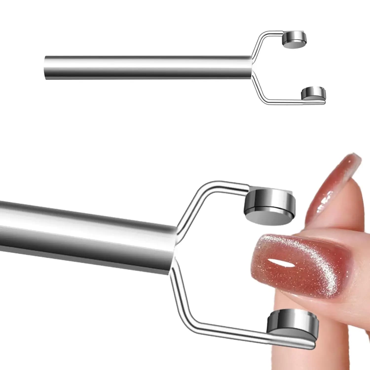 YIKOOLIN Magnetic Y Stick for Nail Art 3-in-1, Manicure Tool with Cat Eye Effect, UV Gel, Nail Art Supplies