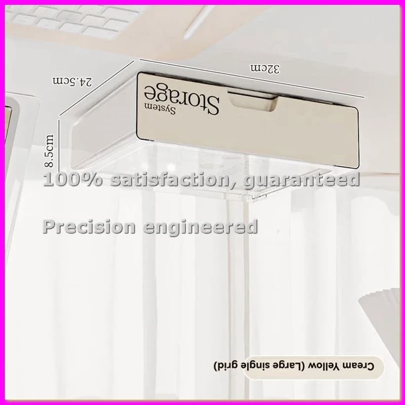 Multifunctional Desktop Cosmetic Storage Box High-End Feel Dust-Proof Drawer Transparent Storage Box Large Capacity C-AD23