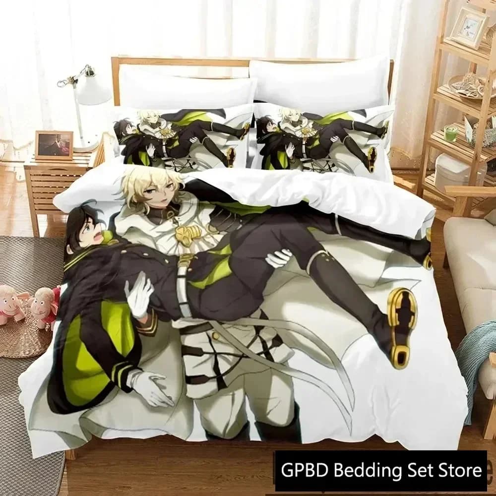 Di lusso Nuovo 3D Stampa Anime Serafino della fine Set di biancheria da letto Ragazzi Ragazze Twin Queen King Size Copripiumino Federa Letto ragazzi Adulti