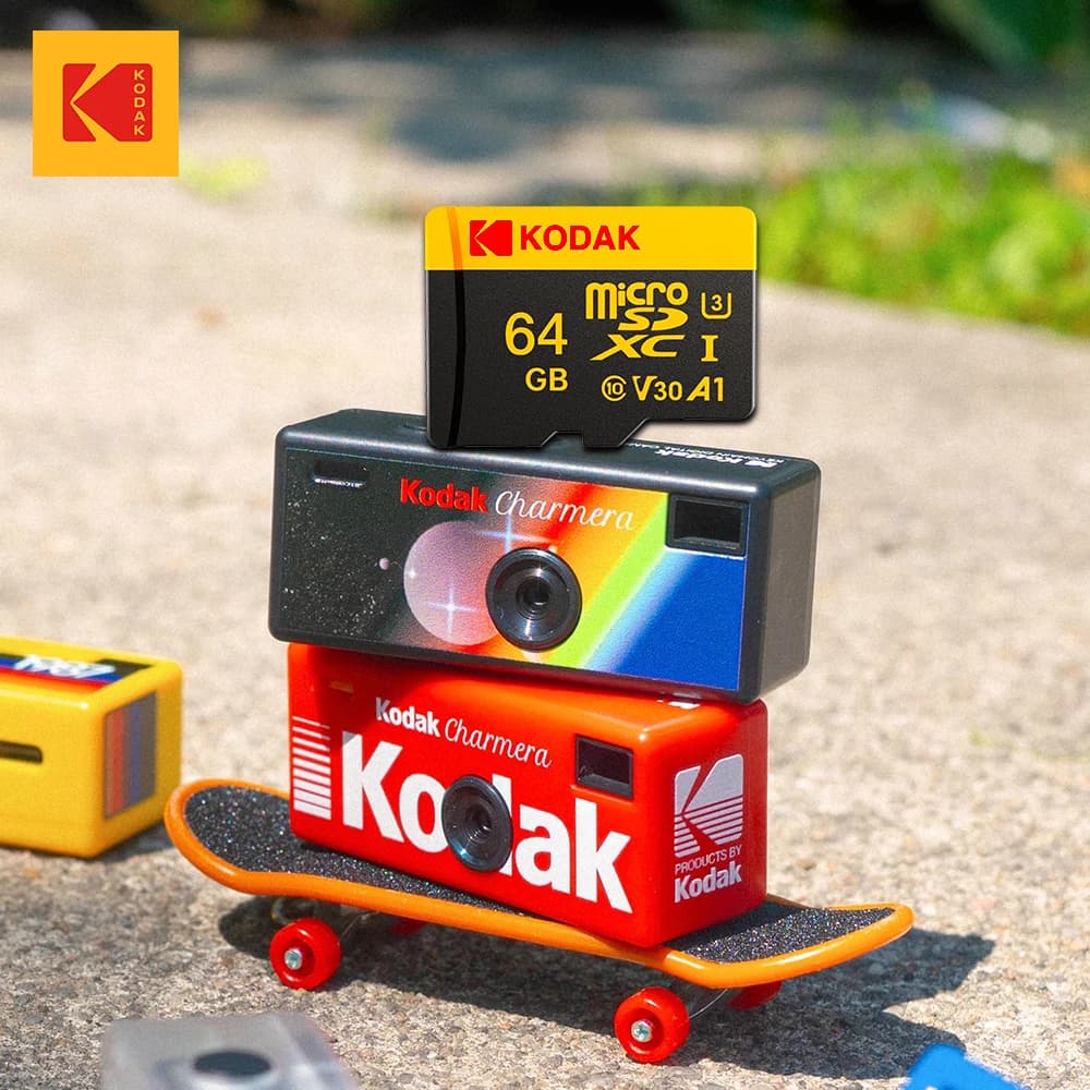 Scheda Mircosd per Kodak Charmera Portachiavi Design per fotocamera digitale per fotocamera Kodak Scheda Micro SD Scheda di memoria 32gGB 64GB 128GB