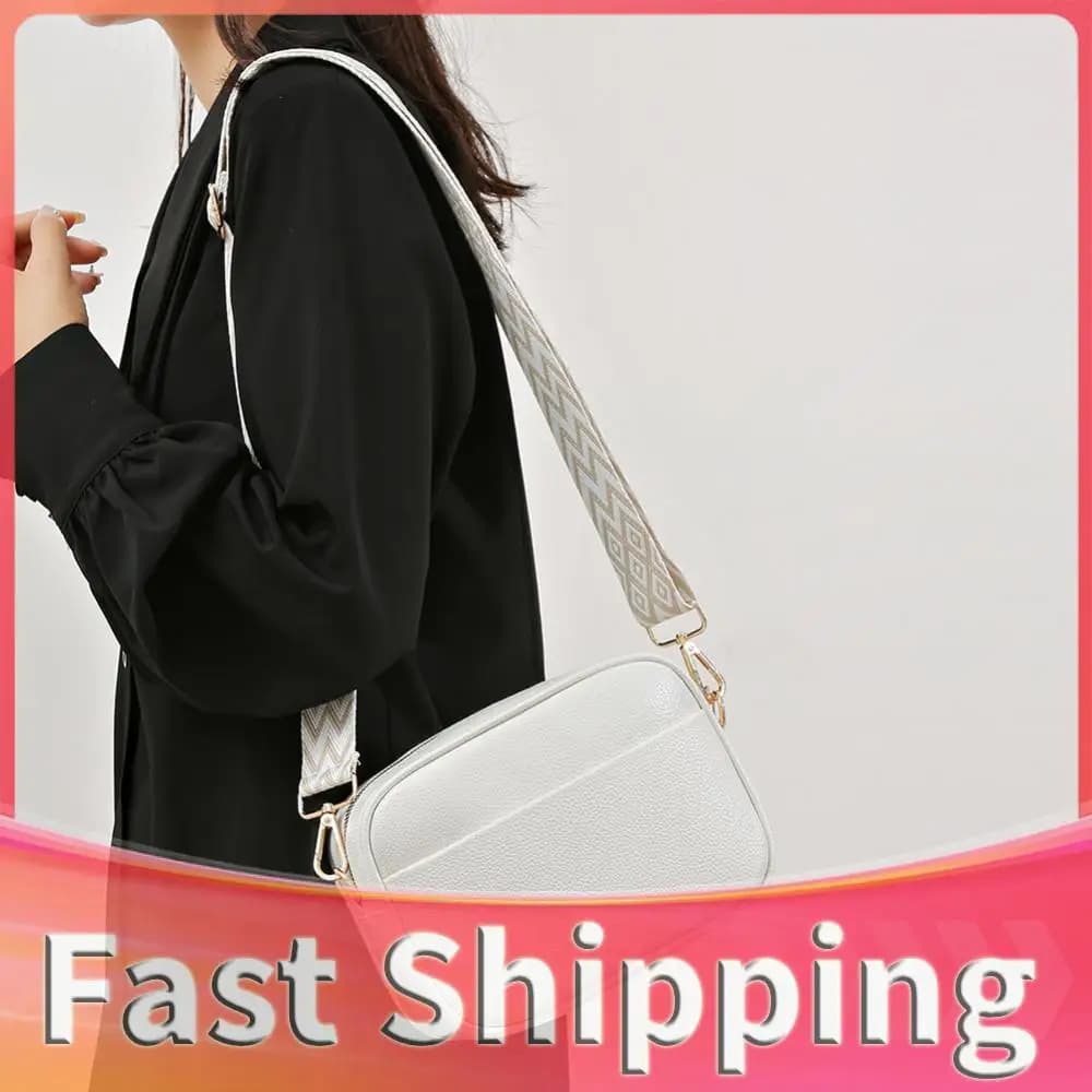 Women Handbags PU Leather Ladies Crossbody Handbag Fashion Simple Solid Color Portable Adjustable Strap Female Handbags