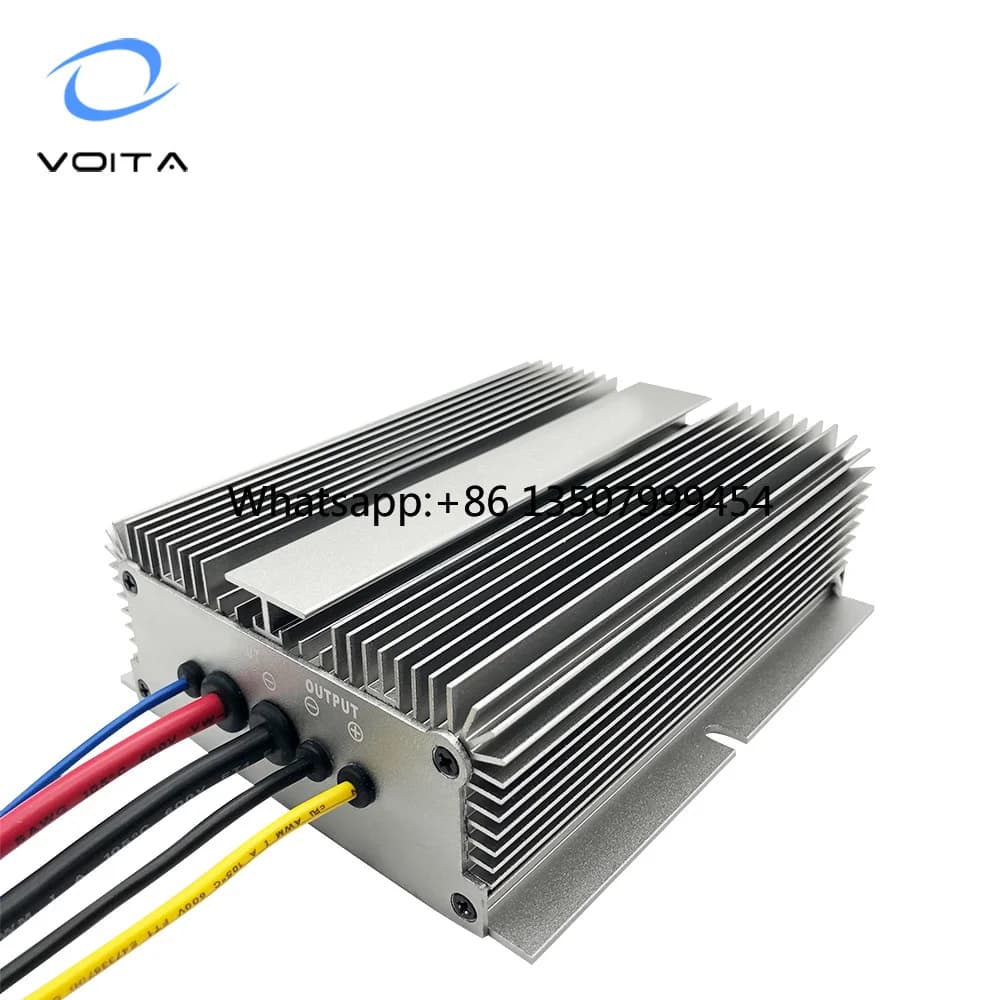 Caricabatterie DC-DC 12v a 43.8v 10A a Lunga Durata per Convertitore Batteria al Litio