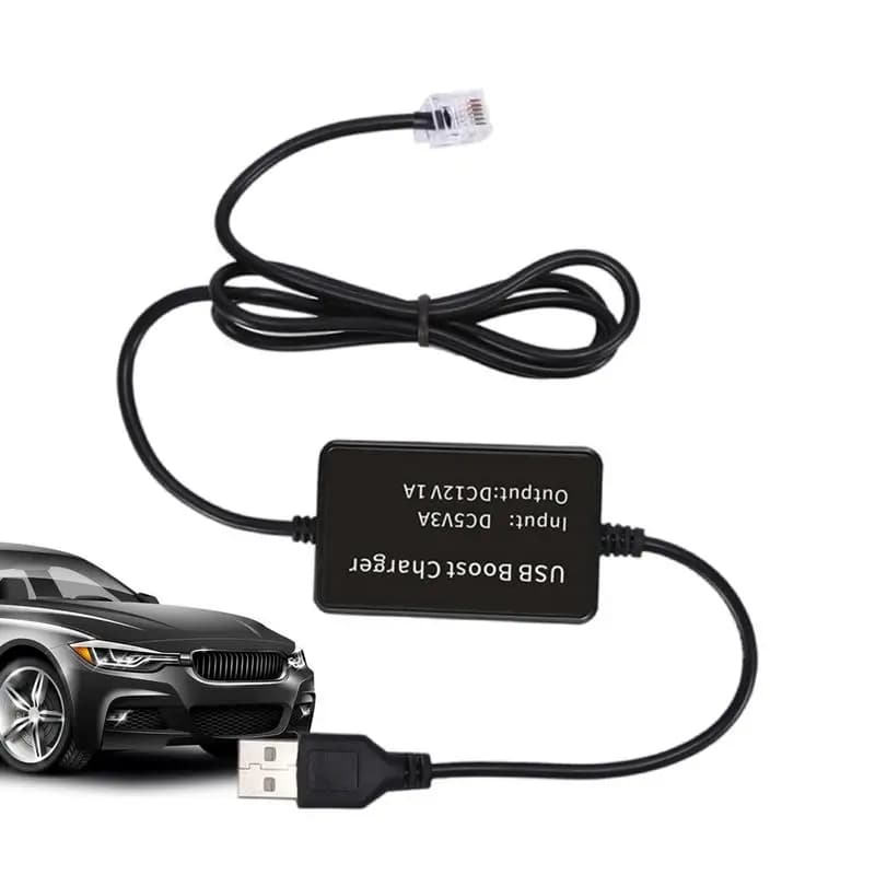 USB To Rj11 Plug Cable USB To Rj11/DC 3.5 Radar Detector Power Cable Thickened USB Plug Connect To Car Charger Fit Most Radar