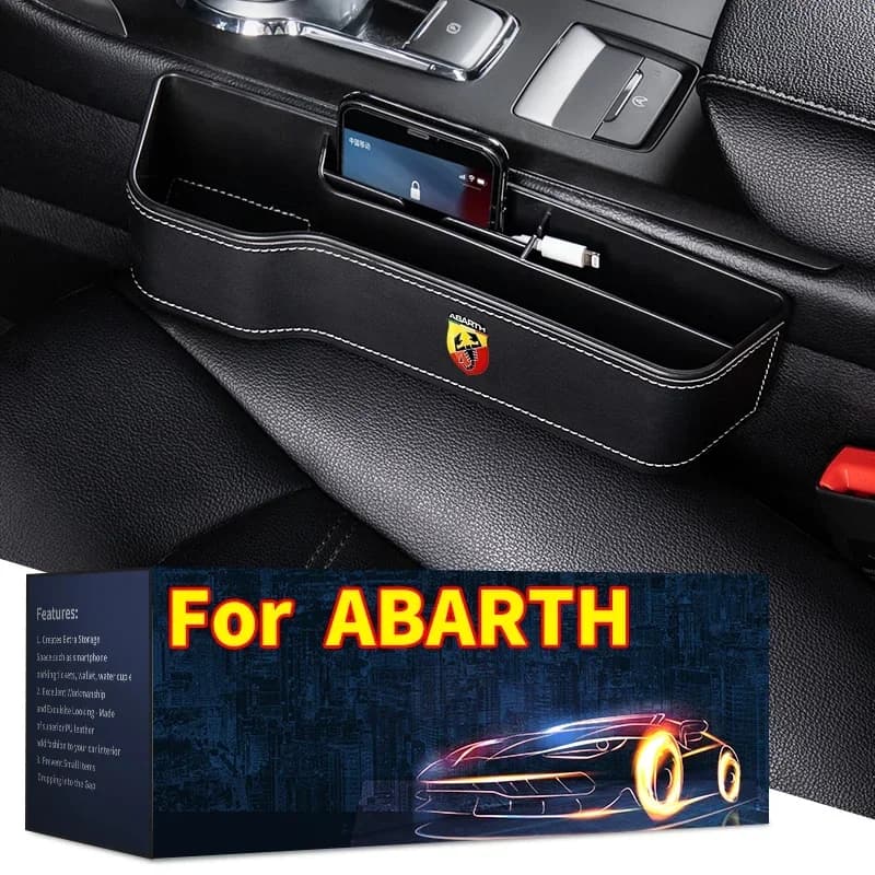 Seggiolino auto fessure organizzatore portafoglio telefono accessori auto per Abarth Abbas Competizione accessori Palio Bravo Doblo Auto Styling