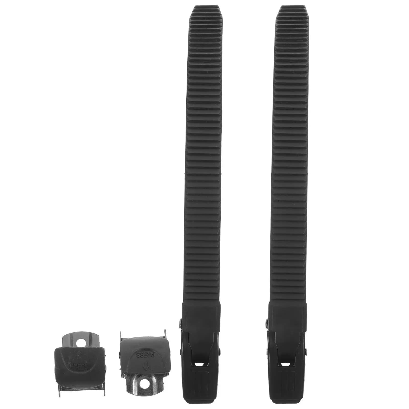 2 set di cinturini con fibbia per pattini a rotelle, fissaggio sicuro, vestibilità comoda, cinturini con fibbia sostituibili per pattinaggio su ghiaccio e pattinaggio a rotelle
