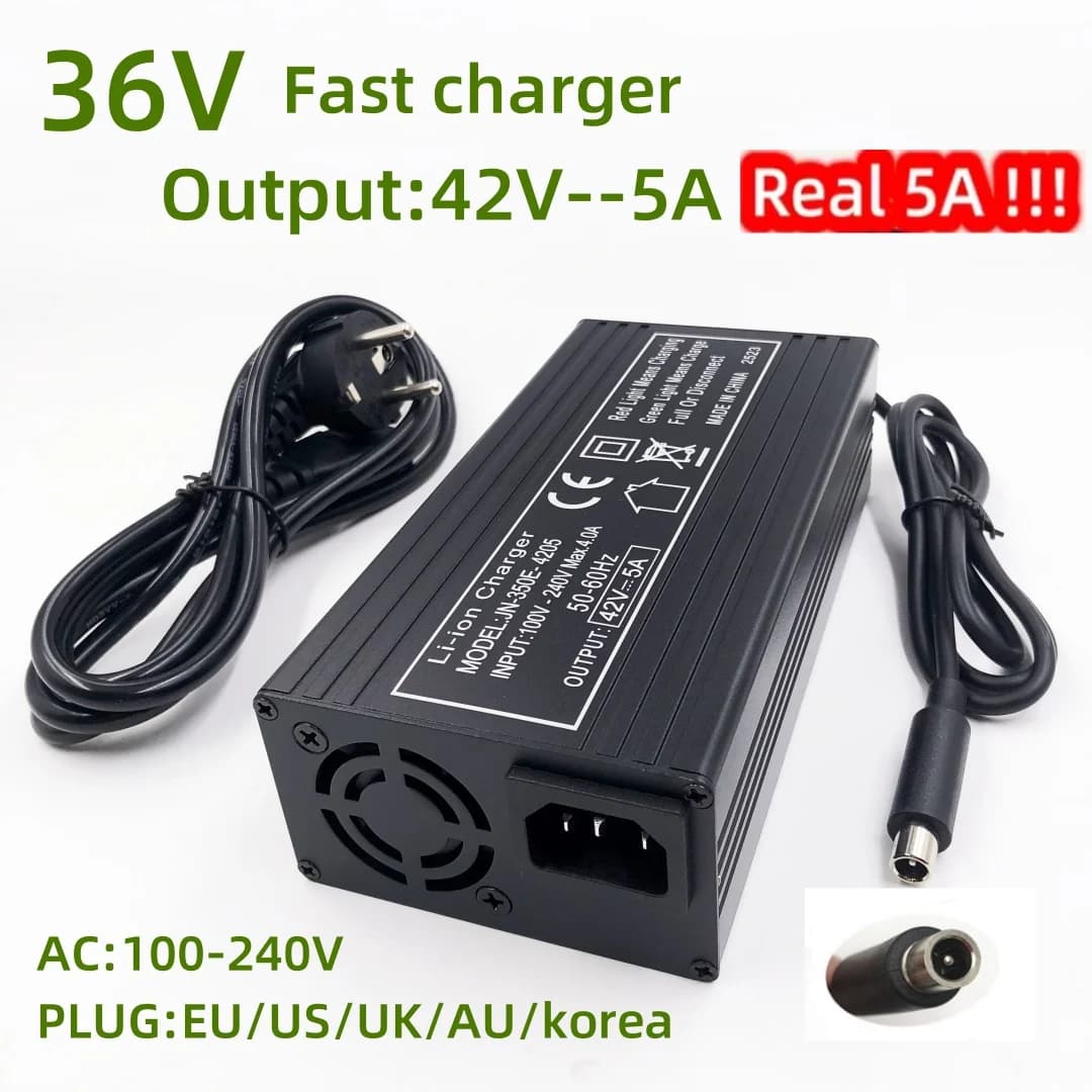 42V 5A Fast Charger For 36V M365 pro,bird,lime,ime-s,Ninebot Es1,Ninebot Es2,Ninebot Es4