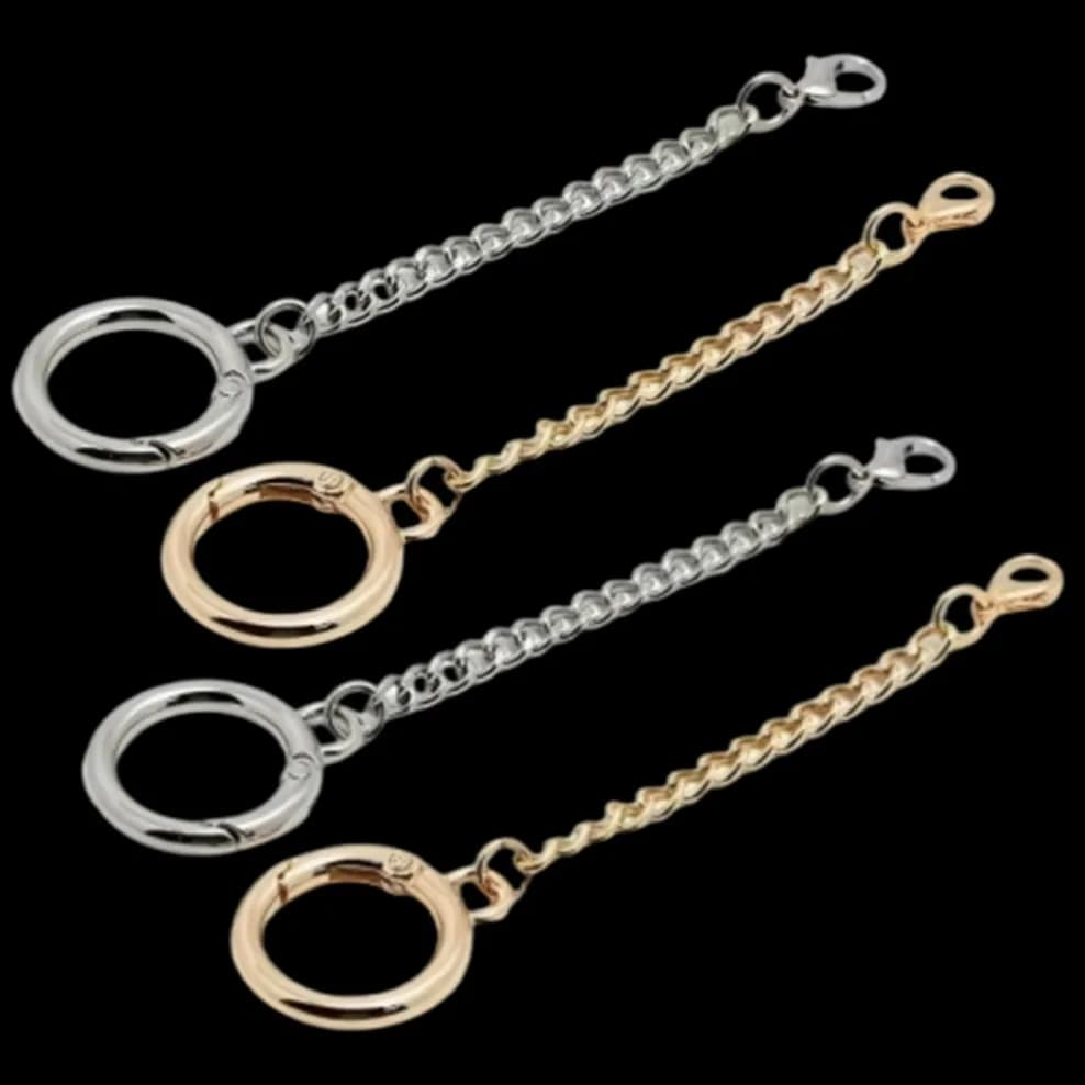 1-12 pz/lotto Moschettone a griffe di aragosta a forma di D, connettore a gancio per creazione gioielli fai da te, accessori per portachiavi