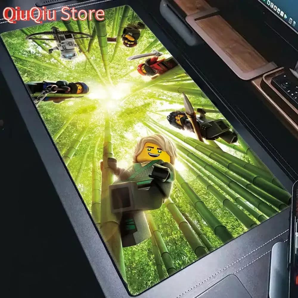 Cartoon N-Ninjago Mousepad Boy Pad Tappetino per mouse da gioco in gomma naturale Dimensioni tappetino da scrivania per giochi World of Tanks CS GO Zelda
