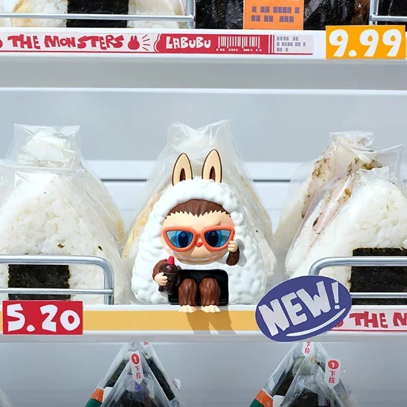 POPMART THE LABUBU MONSTERS WACKY MART Serie Cieca Scatola Anime Action Figure Guess Bag Ornamento Figurine Bambole Modello Ragazze