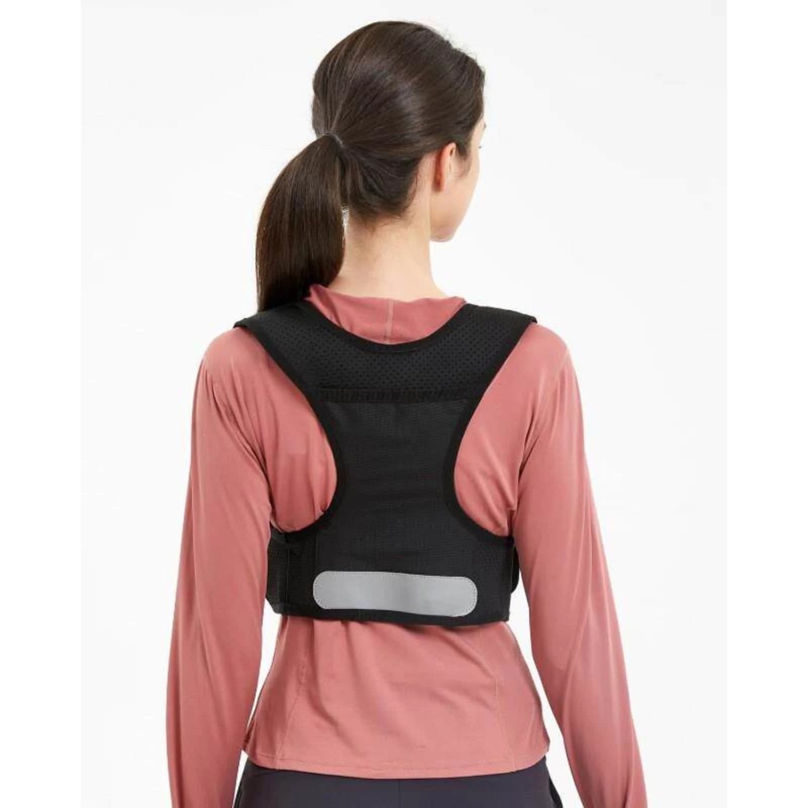 Running Vest with Water Bottle Reflective Vest with Water Bottle Hydration Pack with Water Container Secure Harness