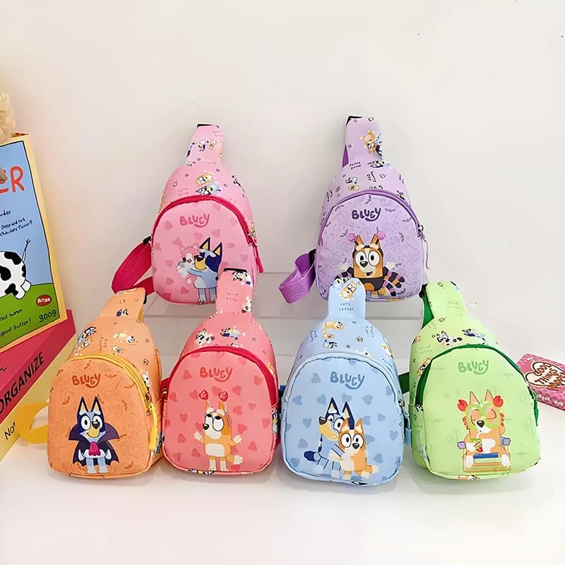 New and Carinousel Baby Bag, Silicon Waist Bag, Lightweight and Reduced Shoulder Bag with Drawings Cartoon for Children and Girls