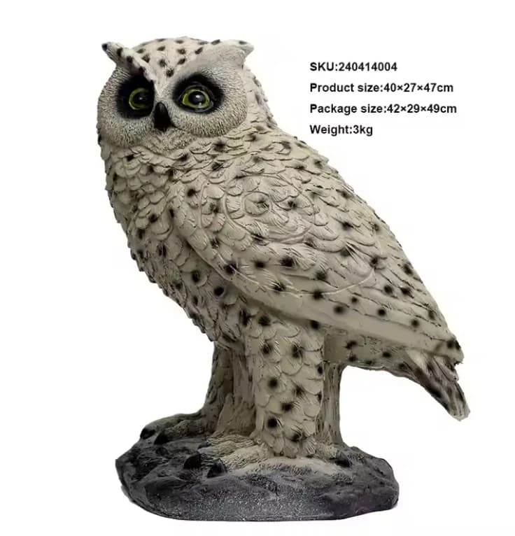 Bersaglio 3D per animali Bersagli per gufo Replica Bersagli per animali Bersagli per tiro con l'arco 3D per individuare il campo Bersaglio da cortile Schiuma PU autorigenerante
