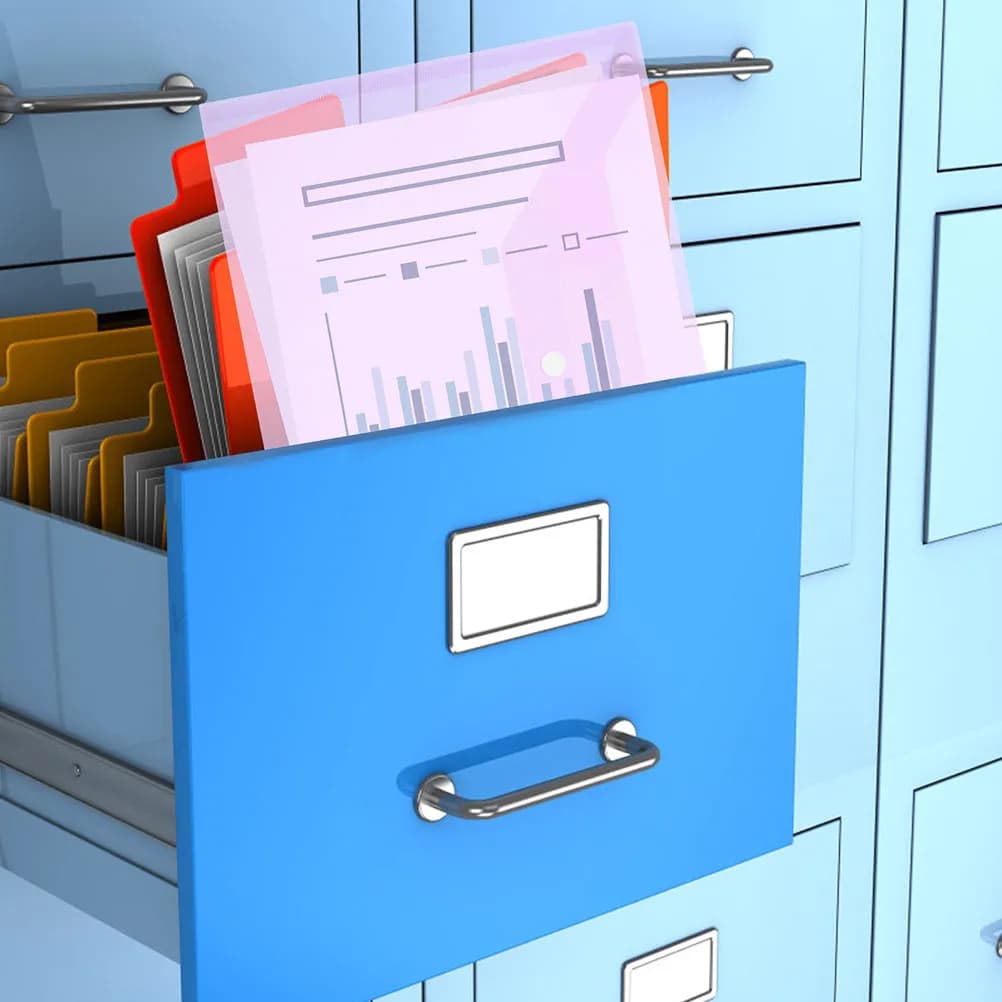 Organizzatore di documenti da 8 pezzi, cartelle portadocumenti in PP con design a bottone, porta documenti, sacchetti trasparenti in plastica per archiviazione, forniture per ufficio