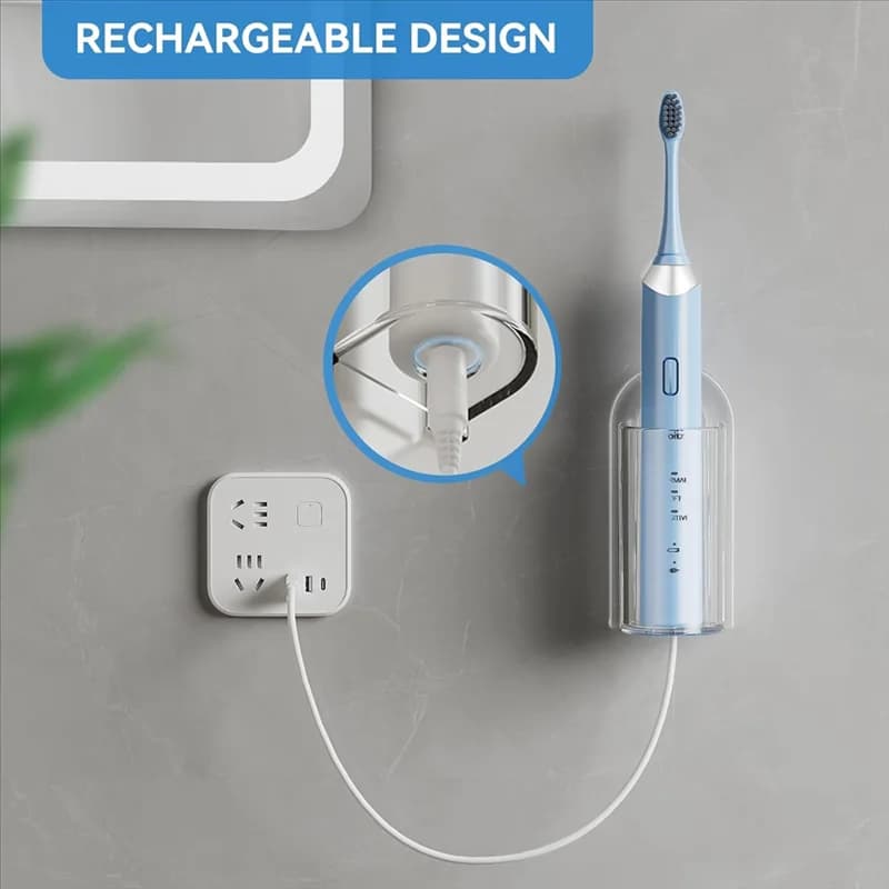 Electric Toothbrush Door Wall Toothbrush without Punching Wall Toothbrush Door For Bathroom- A68E