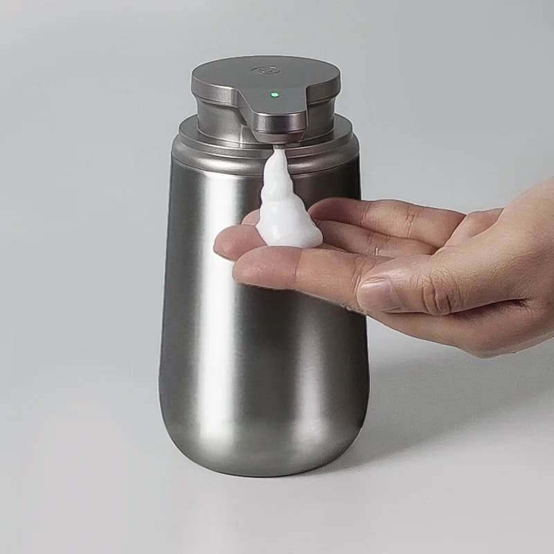 New Wall-Mounted Kitchen Soap Dispenser 300ml Stainless Steel Automatic Soap Dispenser Touchless Kitchen Sink Soap Dispenser