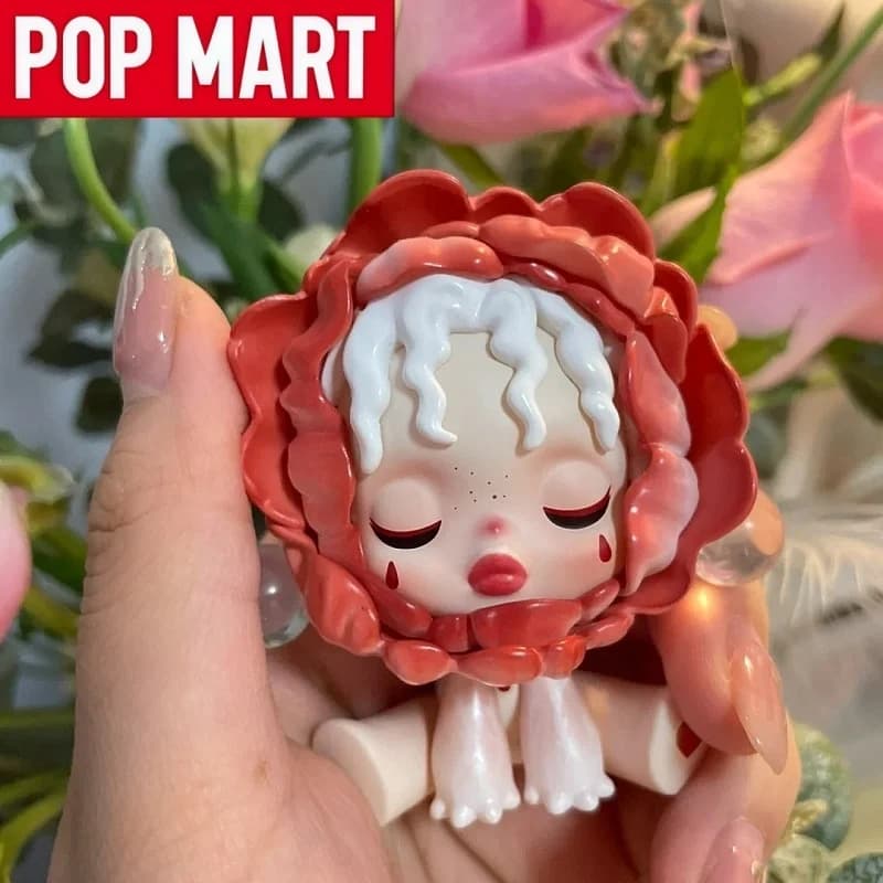 POP MART Genuino Skullpanda Serie Anclent Castle Blind Box giocattolo Anime Figurine Modello Giocattolo da tavolo Decorazione Ragazza Festival Regalo