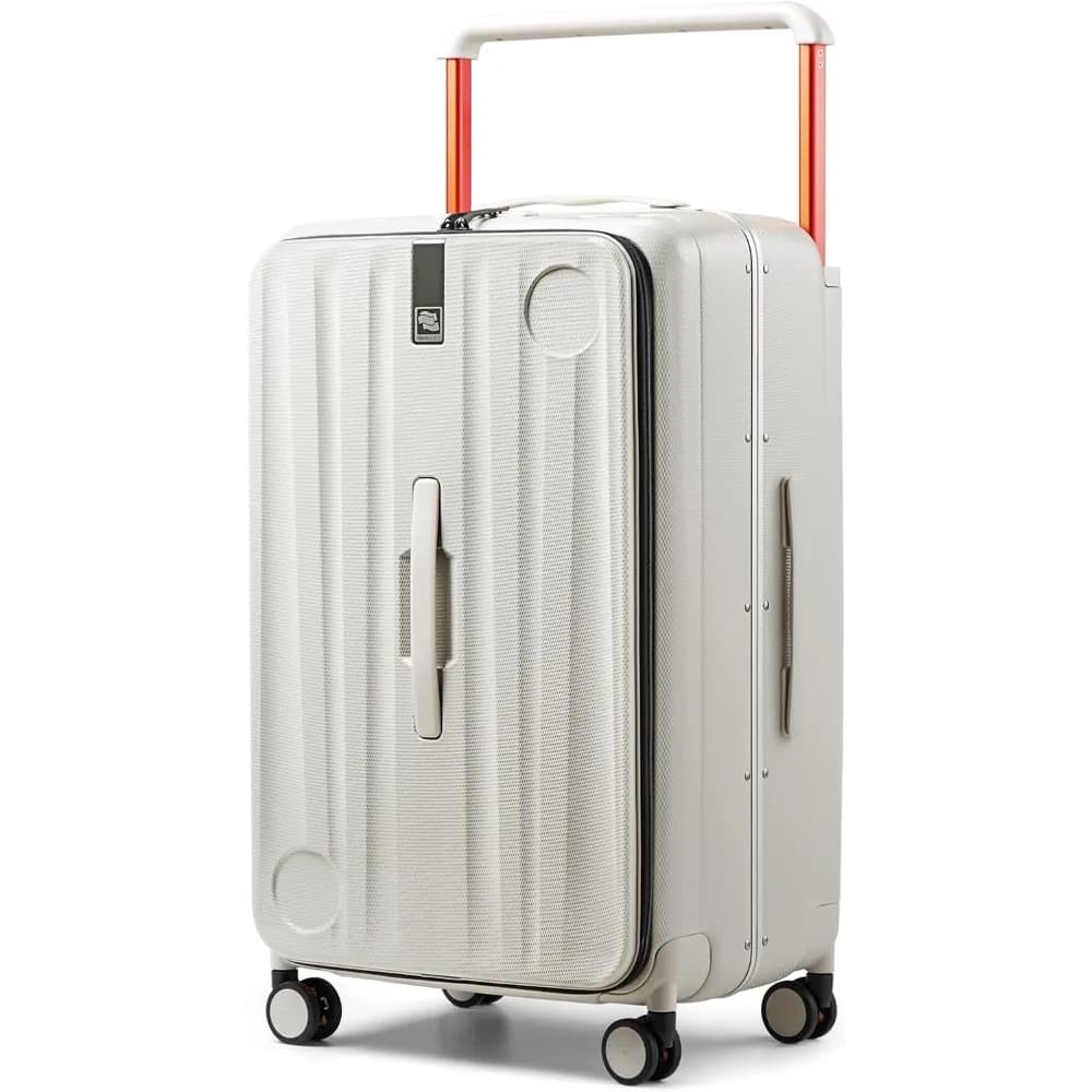 26 Inch Multifunctional Hard Shell Checked Luggage with Wheels for Travel
