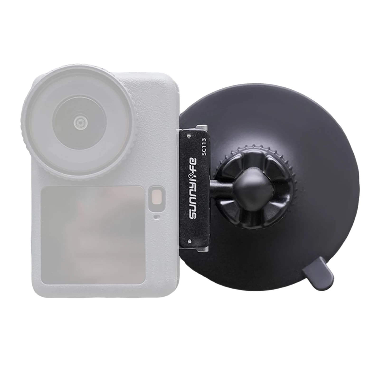 Dual Direction Magnetic Quick Release Bracket with 68mm Suction Cup Adapter Mount Ball Head Holder for DJI Osmo Nano Action 6