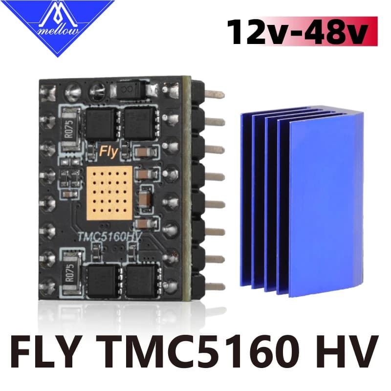 Mellow Fly TMC5160 HV 48V Max 4.4A Motore passo-passo StepStick SPI Driver silenzioso per Gemini Super ♾️ Scheda parti della stampante 3D