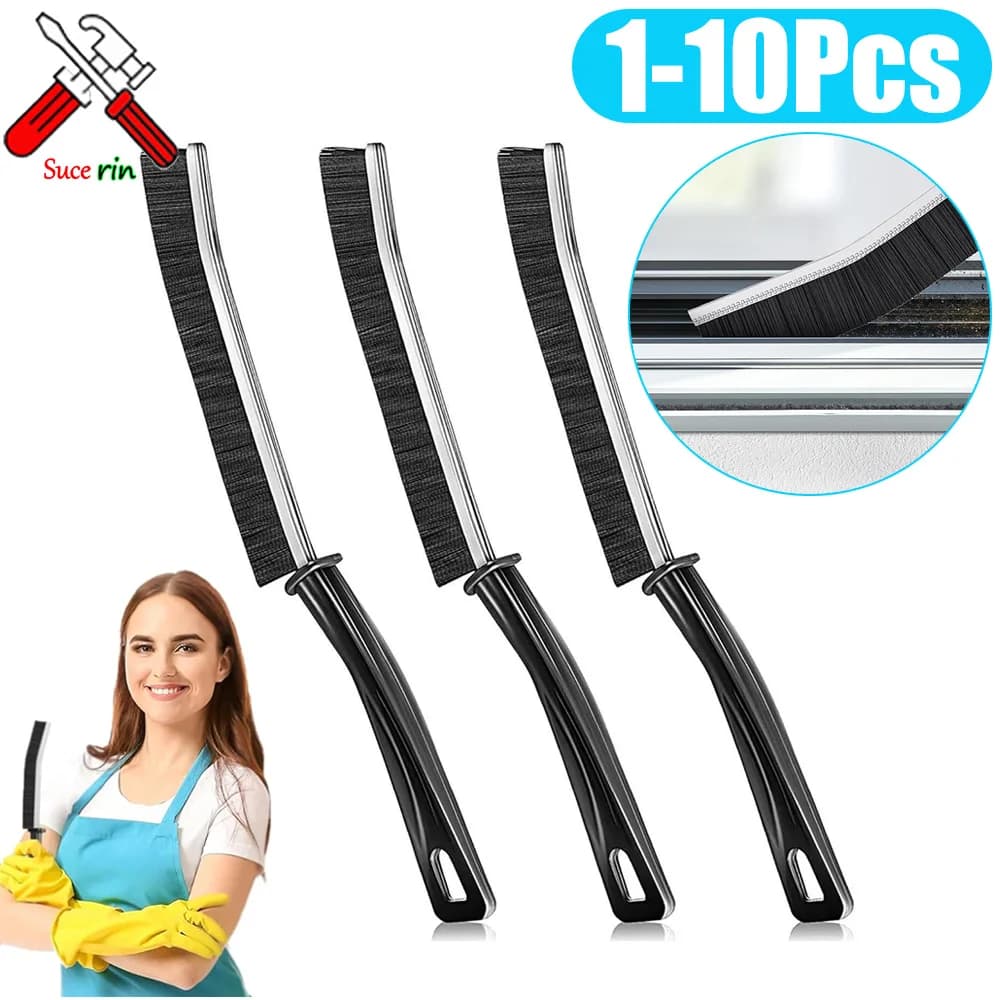2pcsPcs Gap Cleaning Brush For Kitchen Tile Toilet Dead Angle Joints Hard Shower Floor Line Durable Grout Bristle Cleaner Brush