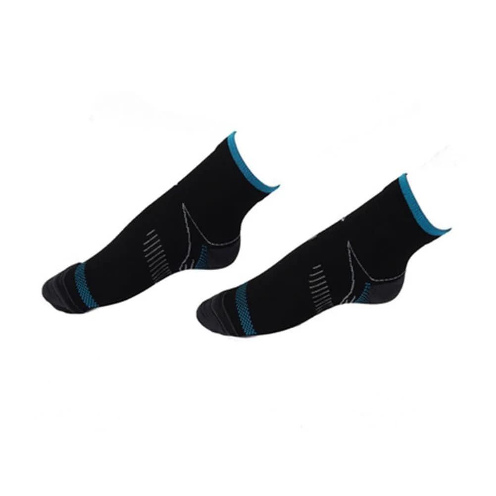 5 paia di calzini sportivi a compressione alla caviglia, traspiranti, con supporto a pressione stabile per fascite plantare, corsa, palestra, escursionismo, calcio