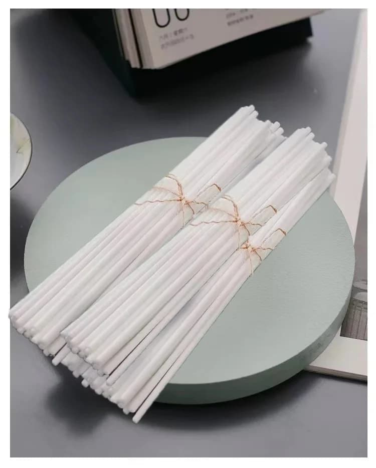 1000PCS 4MM XL22/24/25/30CM Home Fragrance White Fiber Sticks for Essential Oil Diffuser ,Reed Diffuser Decorative accessories