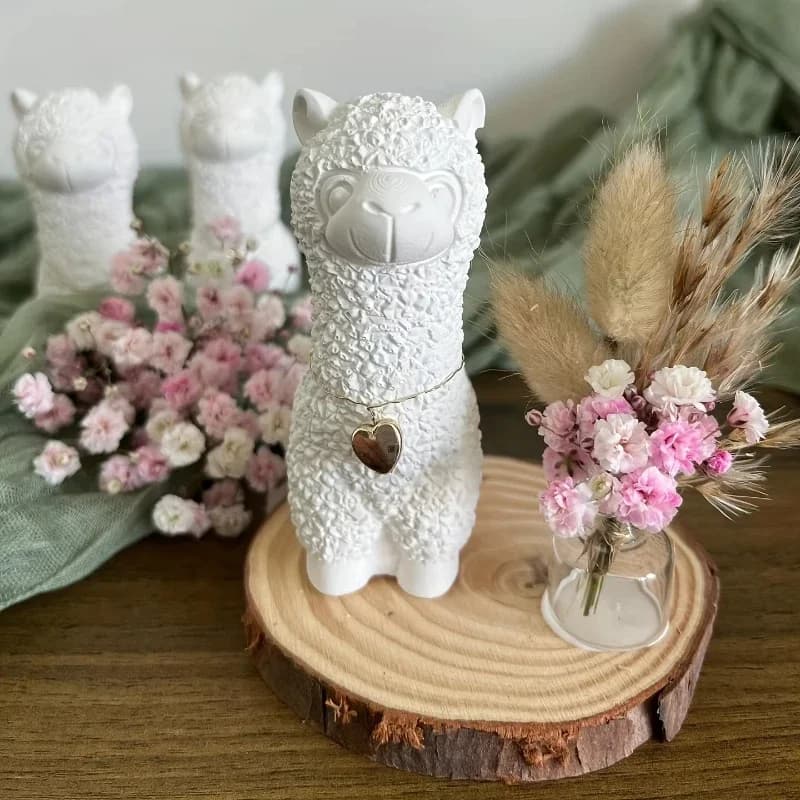 Nuovo Stampo in Silicone a Forma di Alpaca Cartone Animato Fai da Te, Nuovi Materiali per Candele 3D, Stampo per Sapone, Resina, Gesso, Regalo Festivo, Decorazione per la Casa, Artigianato