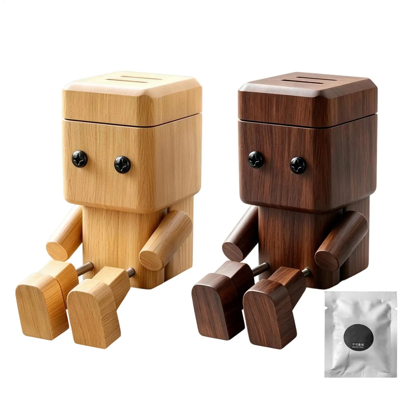 Wooden Cartoon Shaking Leg Car Air Freshener Diffuser Vent Clip Double Use Scent Fragrance Tablet Auto Interior Ornament