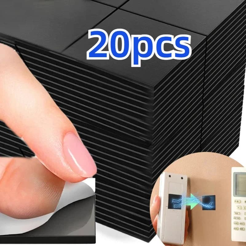 20 fogli magnetici quadrati magneti autoadesivi foglio magnetico morbido per adesivi flessibili per ufficio domestico decorazione frigorifero artigianale