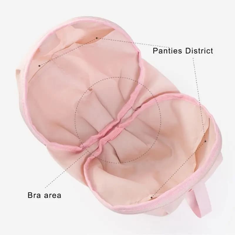 G6KF Cubi per imballaggio da donna Borsa portaoggetti a scomparti multipli per vestiti, reggiseni e accessori per uso da
