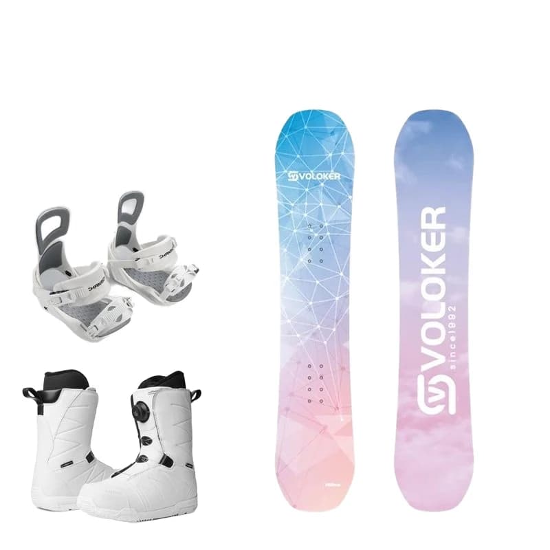 Hot Selling Full Set Snowboard Freestyle Snowboard Binding Boots Winter Outdoor Skiing Equipment
