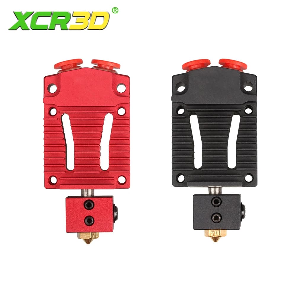 Stampante 3D hot end 2 in 1 out Switch Color Bowden estrusore parti XCR3D 2IN1-S1 Hotend J-head 12V/24V 1.75mm ventola di raffreddamento a filamento