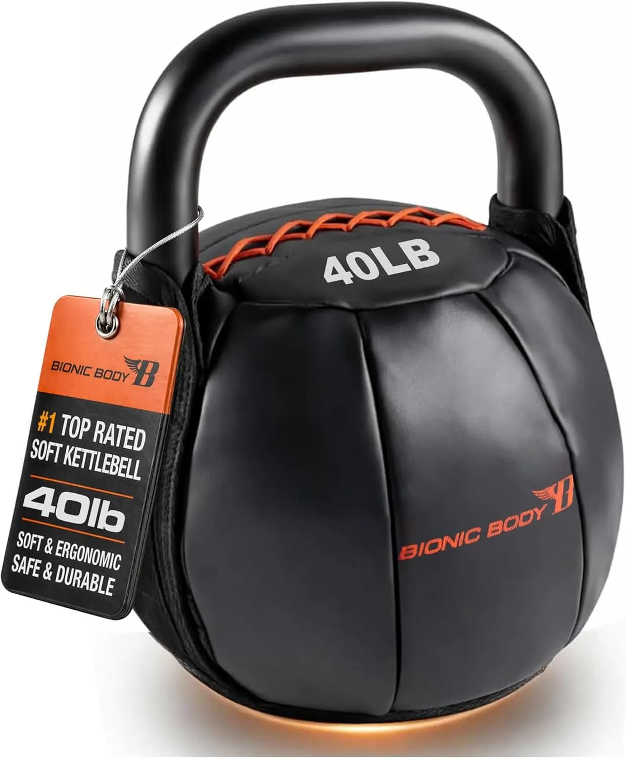 Kettlebell Morbido con Impugnatura Ergonomica per Allenamento di Forza, HIIT e Allenamenti a Casa