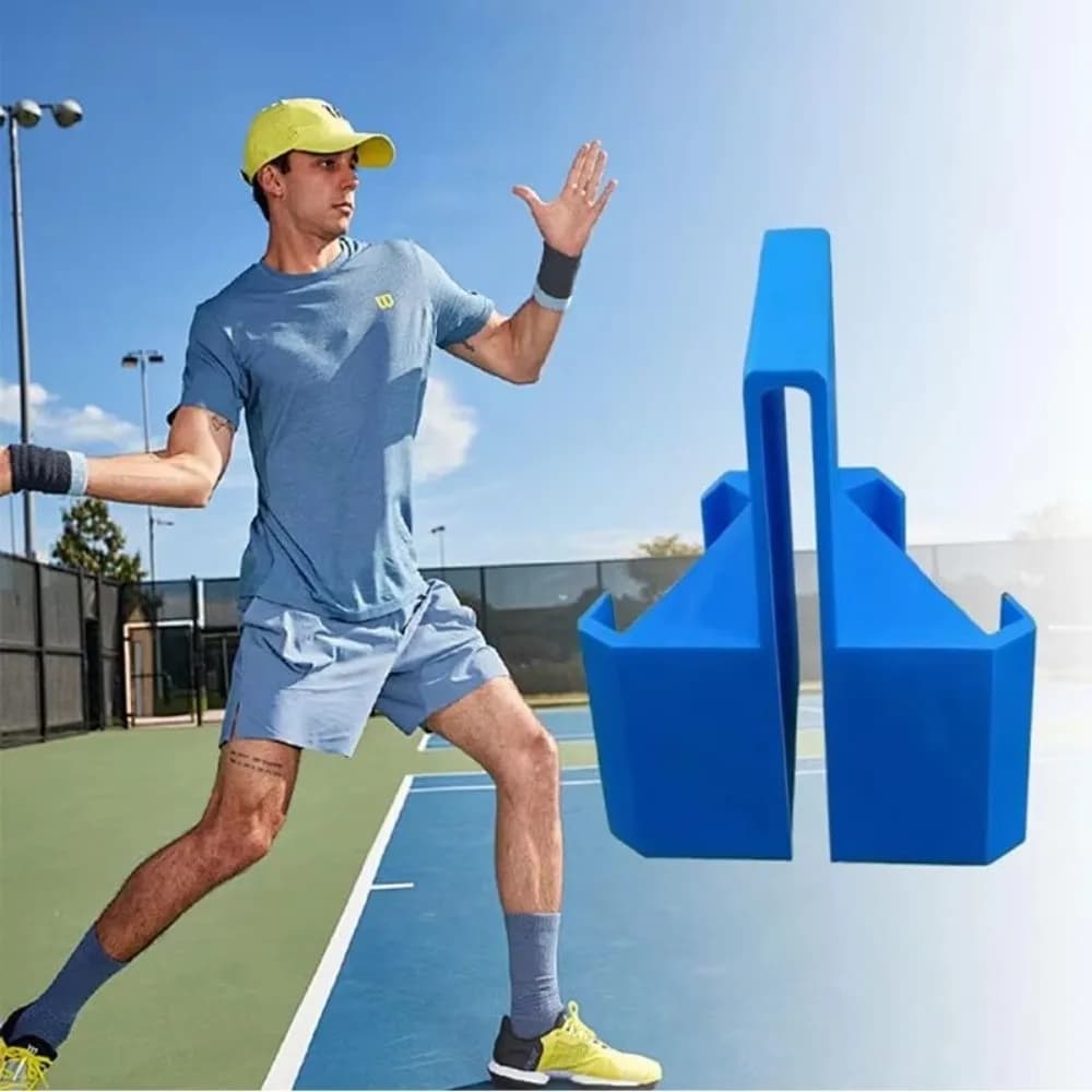 Padel Tennis Camera Mount Dual Perspective Hanging Tennis Net Phone Stand Tennis Recording Mount Phone Action Holder
