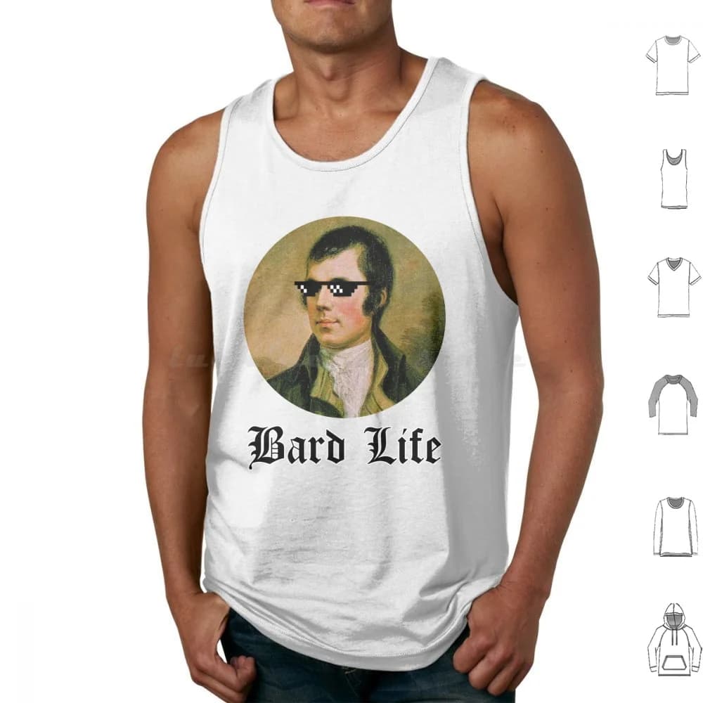 Robert Burns Rabbie Burns Bard Life Canotte Canottiera senza maniche Robert Burns Rabbie Burns Robbie Burns Cottage The Bard