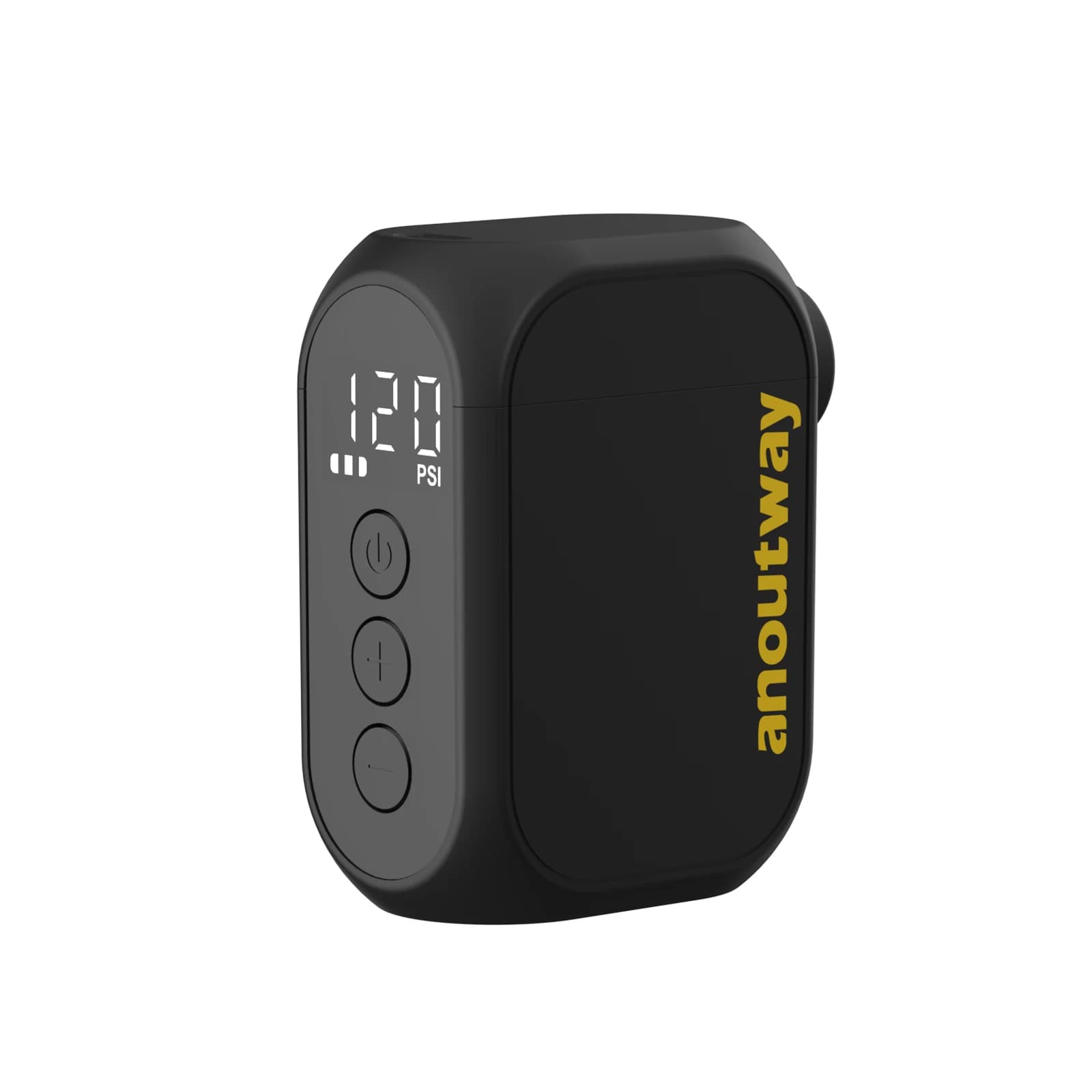 Anoutway Pompa da bicicletta Gonfiatore per pneumatici per bici Mini display digitale portatile Batteria 120PSI Manometro Compressore d'aria