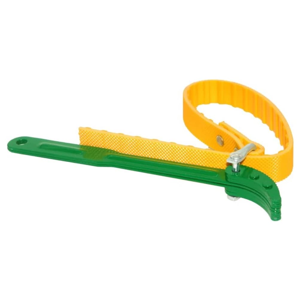 Adjustable Rubber Belt Strap Wrench 6.3" (160mm) Capacity 23" (585mm) Length Adjustable 12" (300mm) Steel Handle