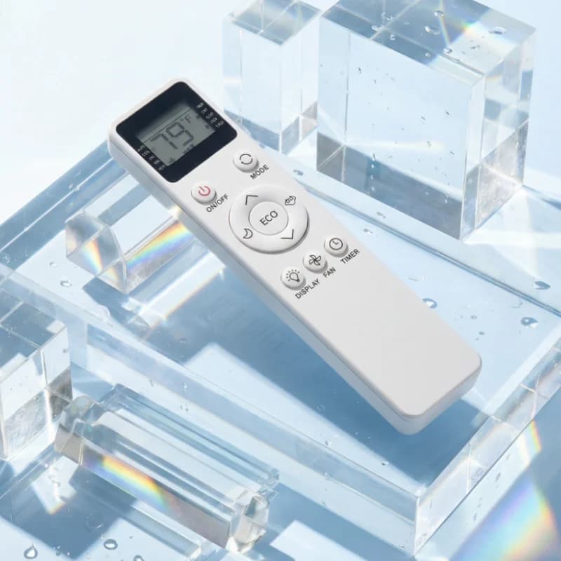 Telecomando Sostitutivo per Condizionatore d'Aria CABE EQK EATC10RE2T-C, Compatibile con Modelli EATC10RE2T-C