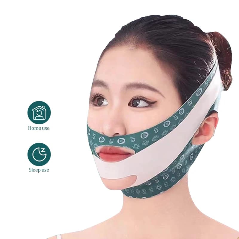 Benda dimagrante viso riutilizzabile V Line Shaper riduce il doppio mento guancia sollevamento cintura maschera modellante del sonno