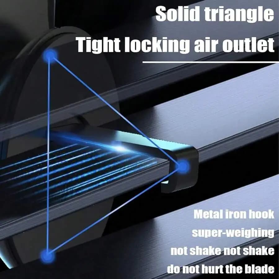 Magnetic Car Air Vent Phone Holder With 360 Rotation Adjustable Grip Universal For Smartphones