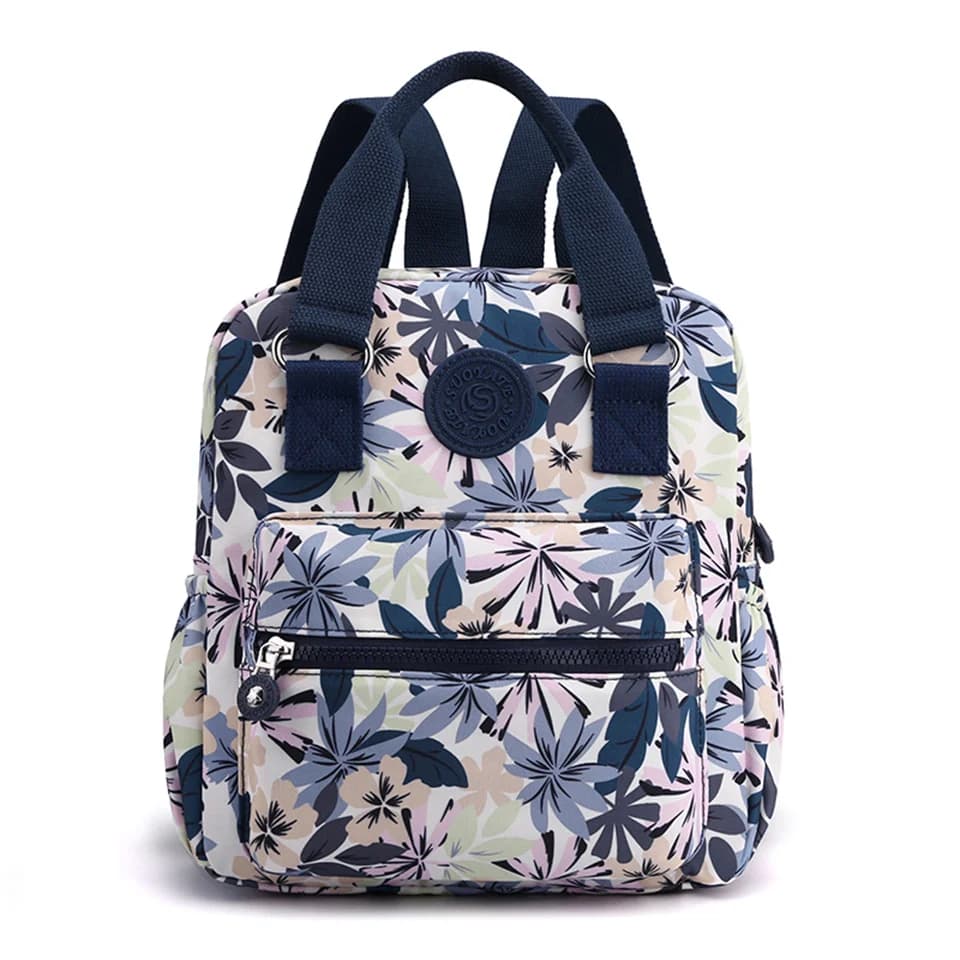 Zaino da donna antifurto di nuova moda borsa da scuola in Nylon in tessuto resistente zaino da viaggio femminile per ragazze in stile grazioso