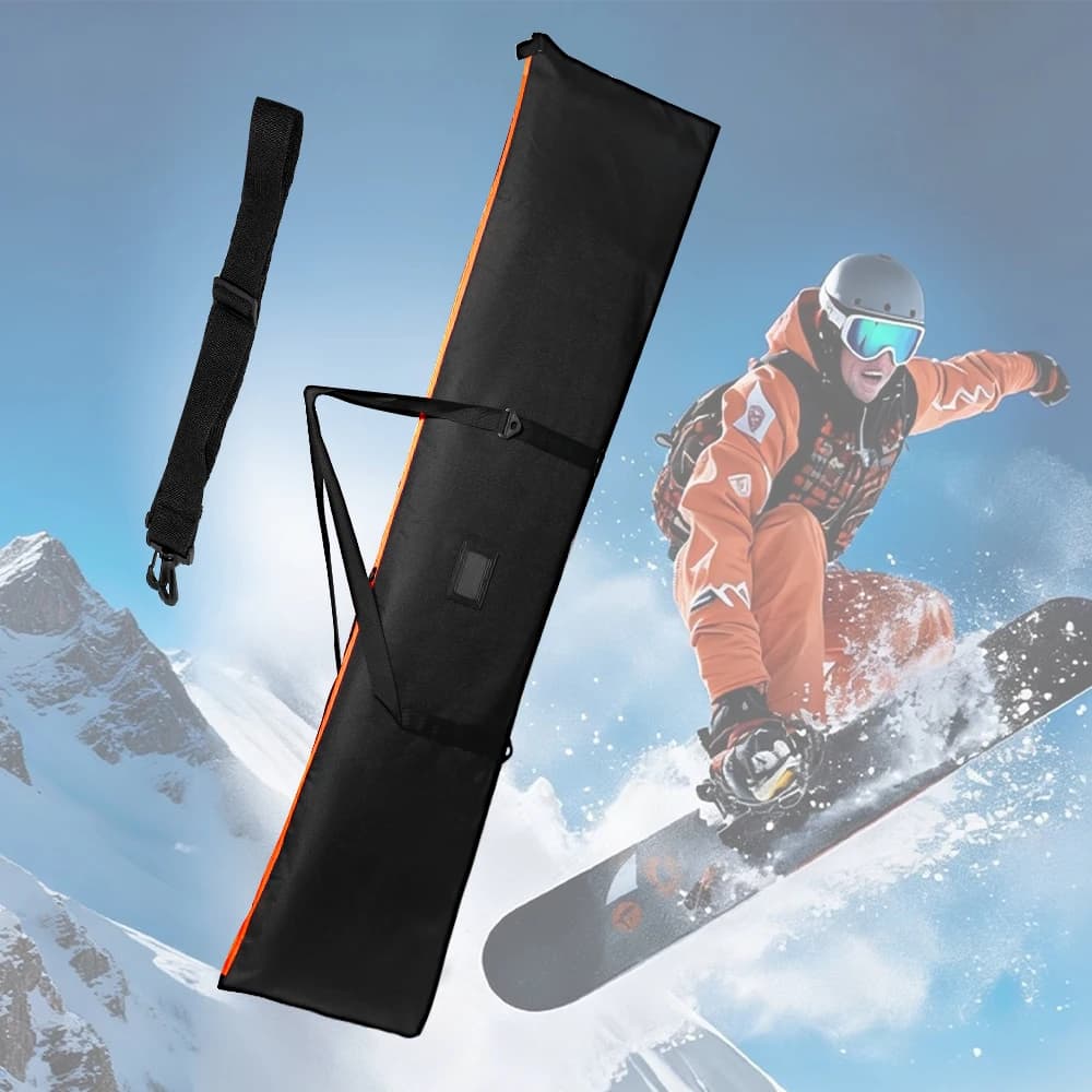 Borse per Sci da Neve Regolabili, Borsa da Viaggio per Attrezzatura da Sci e Snowboard con Manico, Accessori per Occhiali e Guanti da Snowboard, Borsa a Tracolla