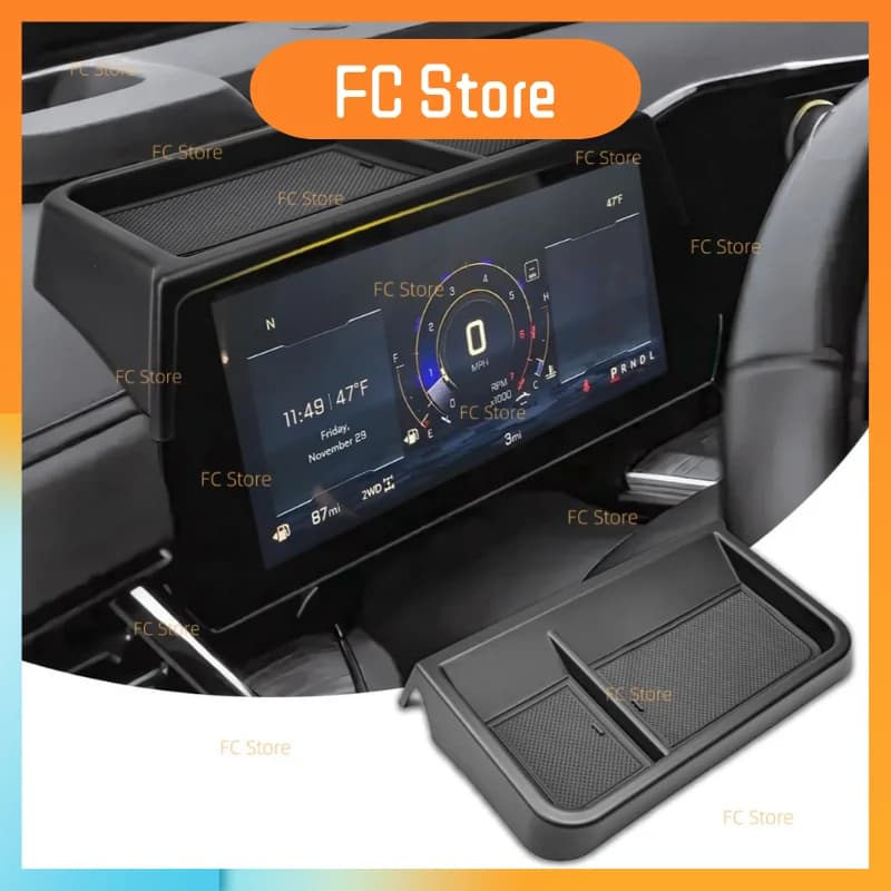 Organizer per Cruscotto per Chevy Tahoe 2025 2026 e Suburban 2025 2026, Accessori Vassoio Portaoggetti per Quadro Strumenti