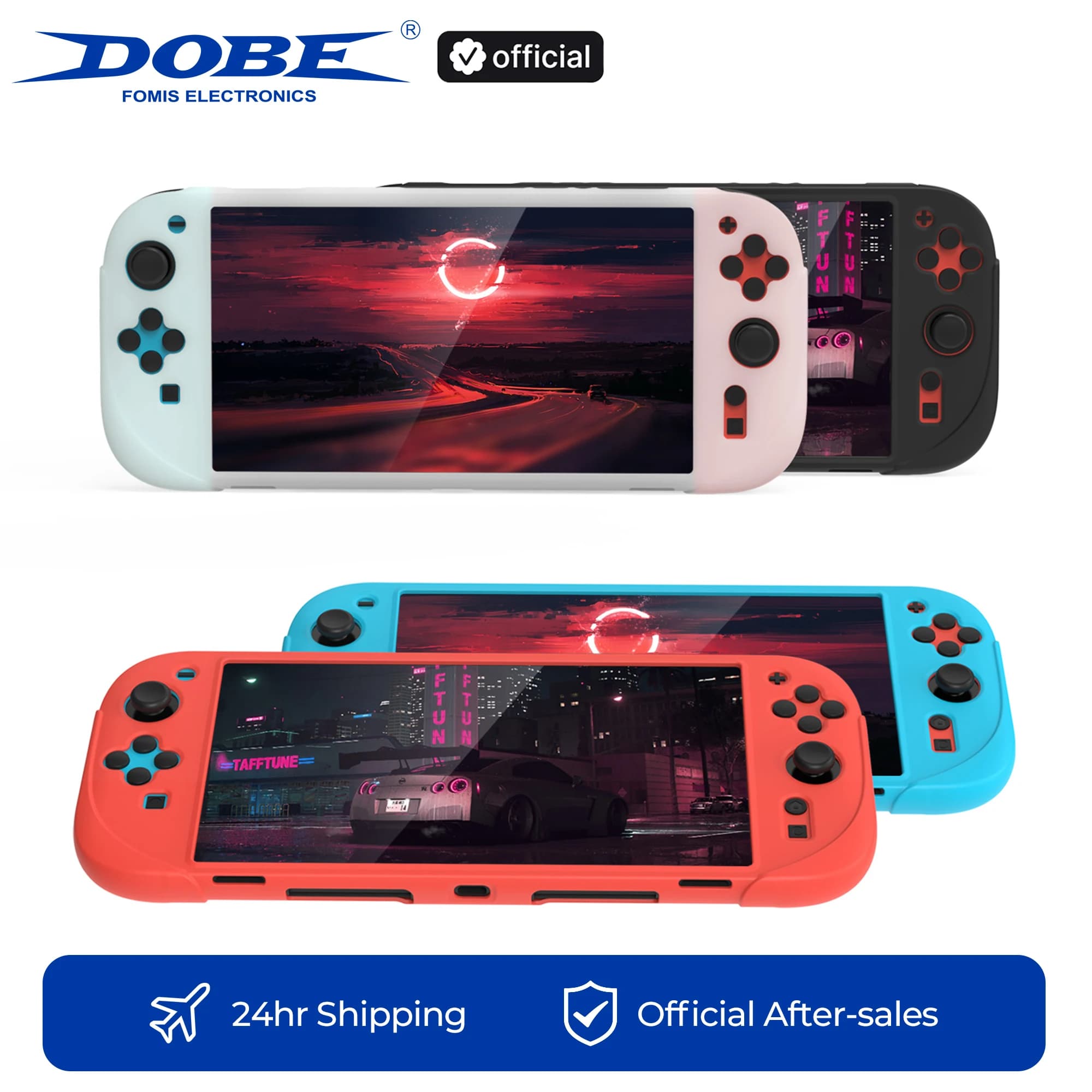 Custodia Morbida DOBE per Switch 2 - Cover Protettiva Antiurto in Silicone per Console da Gioco Portatile, Colorata