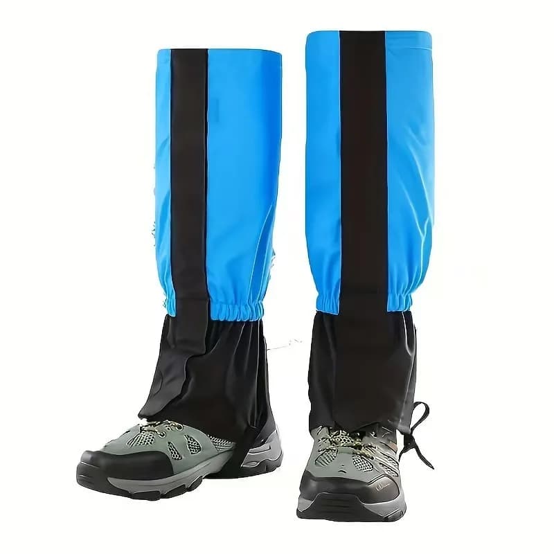 Ghette da trekking impermeabili per gambe unisex Adatte per campeggio, arrampicata su roccia, sci, scarponi da deserto, scarpe, pantaloni da neve e protezione delle gambe