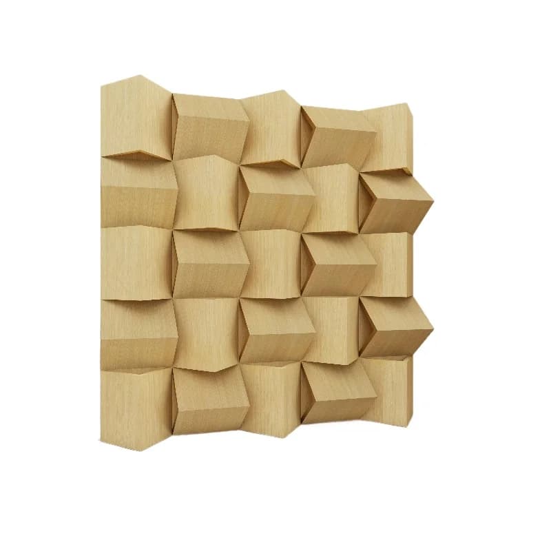 CX triangle diffusion plate secondary remainder HiFi audio and video room audio solid wood custom acoustic sound