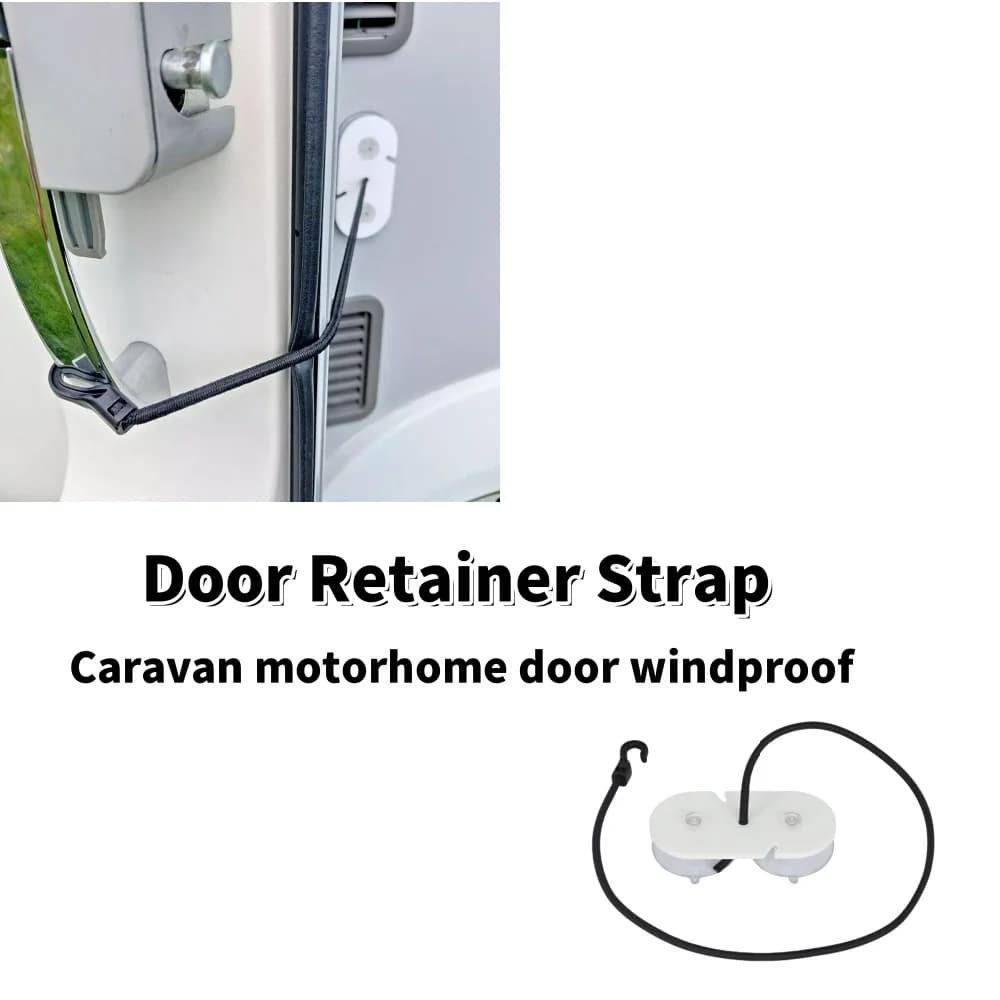 Caravan Door Stopper Retainer Strap Windbreak Stop Caravan Motorhome Doors Flying Shut In The Wind RV Protective Accessories