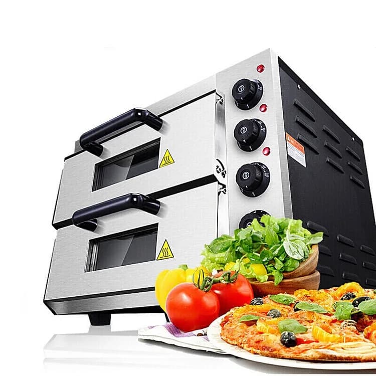 Nuovi Forni per Pizza Italiani Commerciali Economici, Forni Elettrici da Cucina Mini con Pietra Refrattaria, Forni per Pizza in Offerta