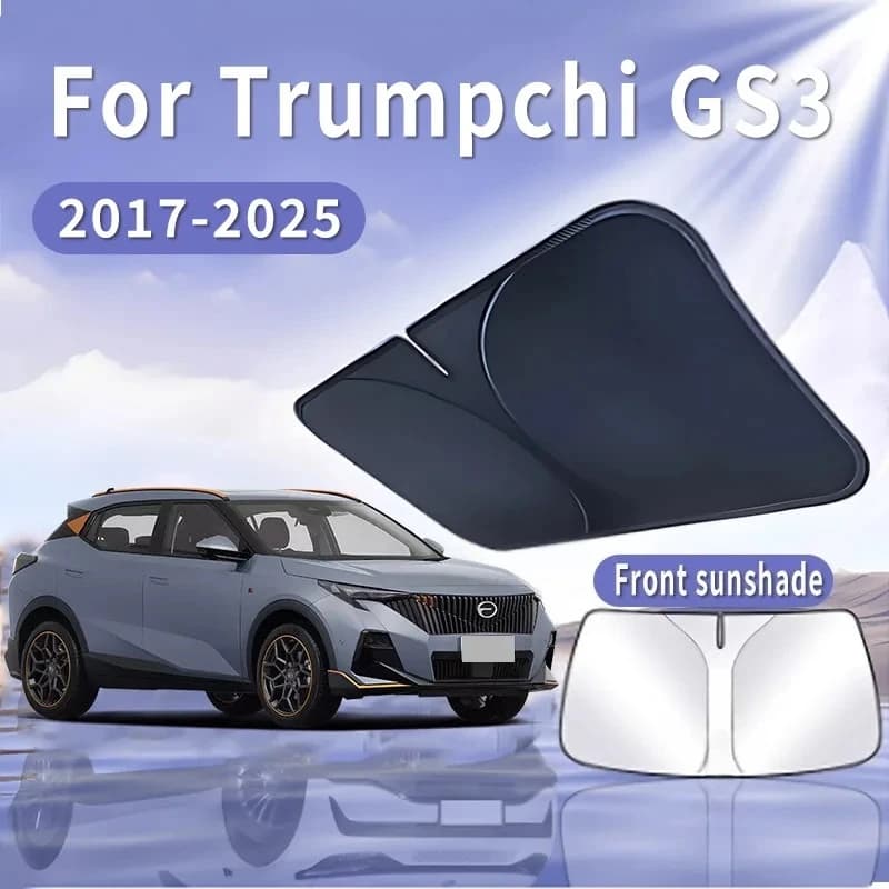 Per Trumpchi GS3 2017 ~ 2025 2023 Pieghevole Auto Visiera Parasole Parabrezza Anteriore Parasole Isolamento Termico Estate di Raffreddamento Accessori Auto